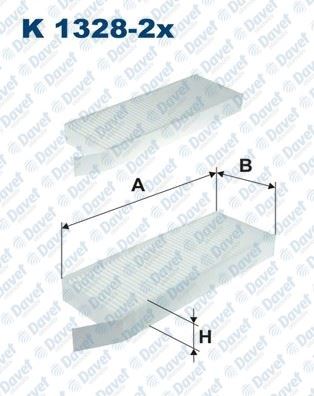 FILTRON K1328-2X Polen Filtresi Peugeot 308 Ii 13-